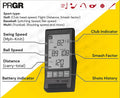 PRGR Black Pocket Golf Launch Monitor HS - 130A (2021 Model)